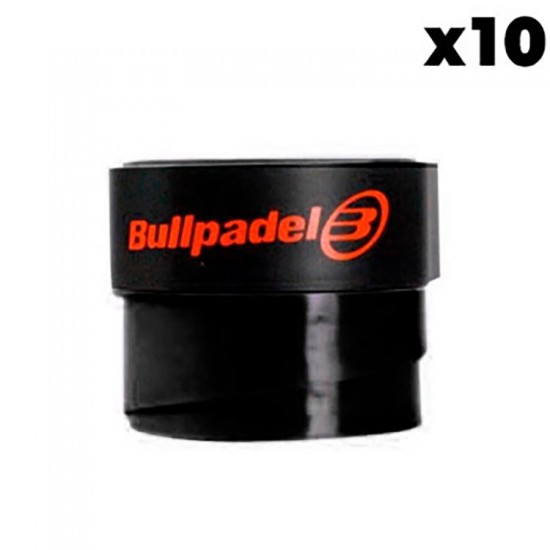 Bullpadel Overgrips Plain Black 10 Units
