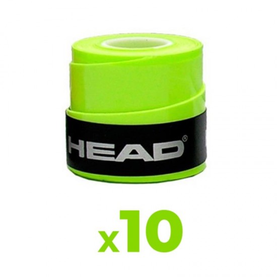 Overgrip Head Xtreme Soft Yellow 10 Units