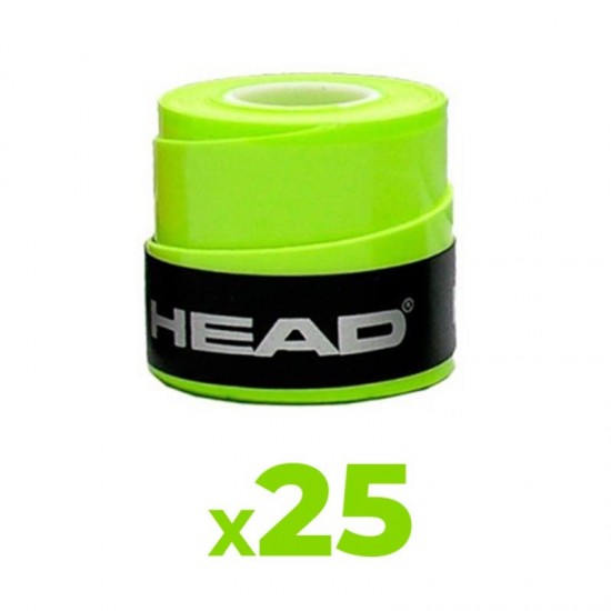 Overgrip Head Xtreme Soft Yellow 25 Units