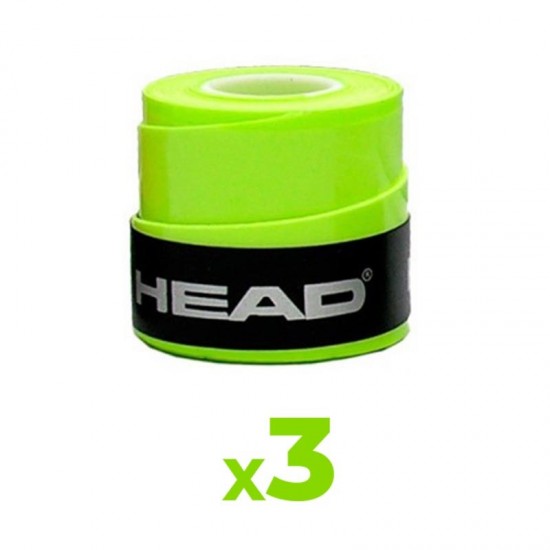 Overgrip Head Xtreme Soft Yellow 3 Units