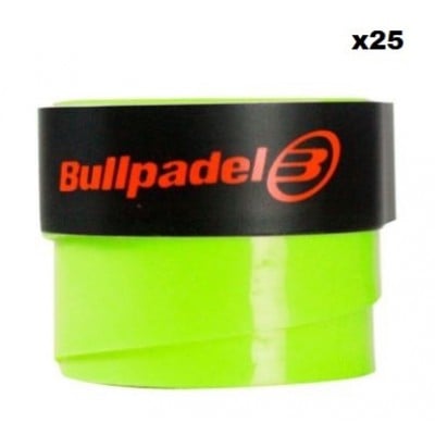 Overgrips Bullpadel Yellow Sulfur Smooth 25 Unidades