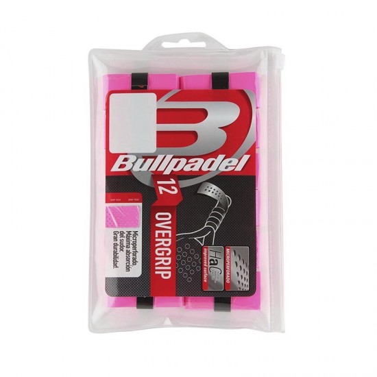 Overgrips Bullpadel Microperforated Pink Fluor 12 Units