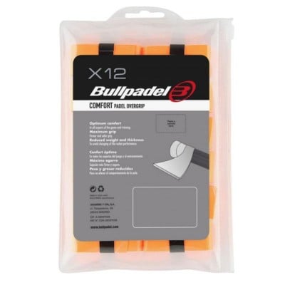 Overgrips Bullpadel Naranja Fluor 12 Unidades