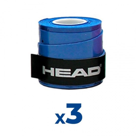 Overgrips Head Xtreme Soft Blue 3 Unidades