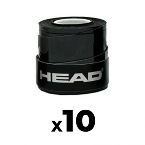 Overgrips Head Xtreme Soft Black 10 Unites