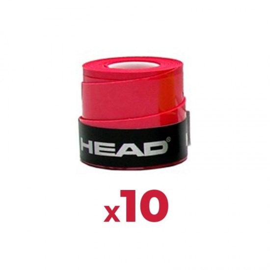 Overgrips Head Xtreme Soft Red 10 Units