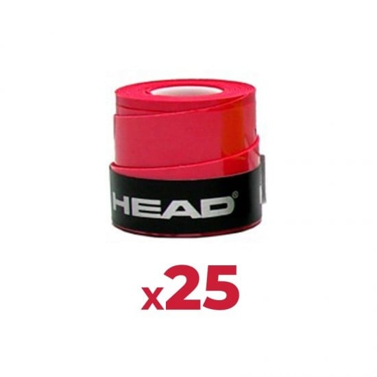 Overgrips Head Xtreme Soft Rojo 25 Unidades