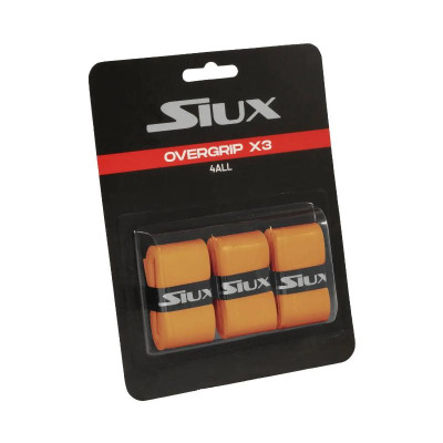 Siux For All Orange Overgrips 3 Unidades