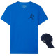 Pack Lacoste Novak Djokovic T-shirt blu e cappellino blu navy