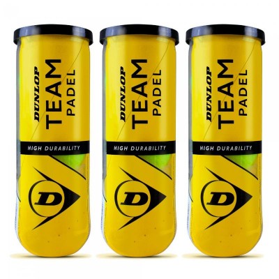 Pacote de 3 Canisters dunlop team ball