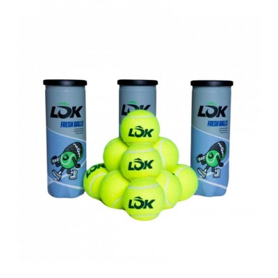 Pack de 3 Botes de Pelotas Lok Fresh