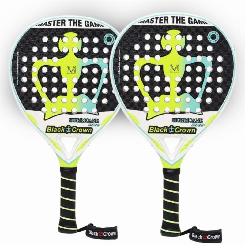 Pacote Pala Black Crown Marta Marrero Hurricane Pro 2022 x2