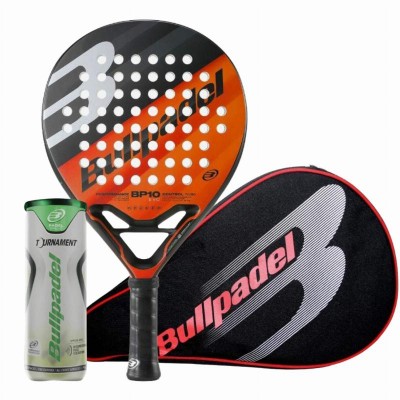 Pack Pala Bullpadel BP10 EVO 2023 con Funda y Pelotas