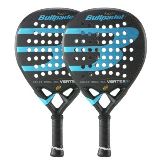 Pacote Pala Bullpadel Vertex 02 X Carbono Hibrido X2