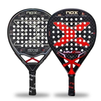 Confezione Pala Nox MM2 Pro Di Manu Martin y AT10 Luxury Genius 18K 2023