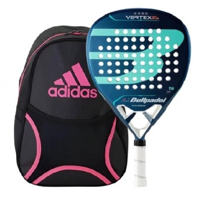 Bullpadel Delfi Brea Vertex Femme Junior 2024 Raquette et Sac a dos adidas Fuchsia