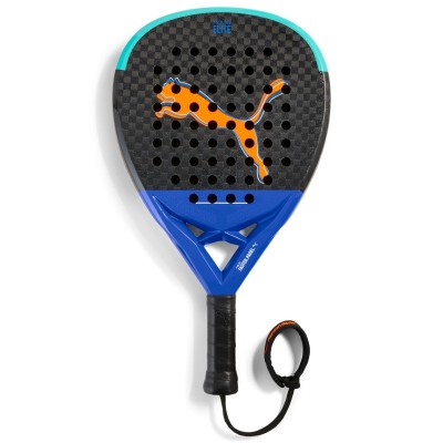 Raquete Puma Nova Elite Hybrid Preto Azul Turquesa