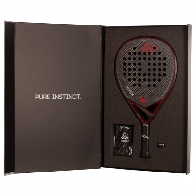 Pala Vibora Titan 12K Rojo 2026