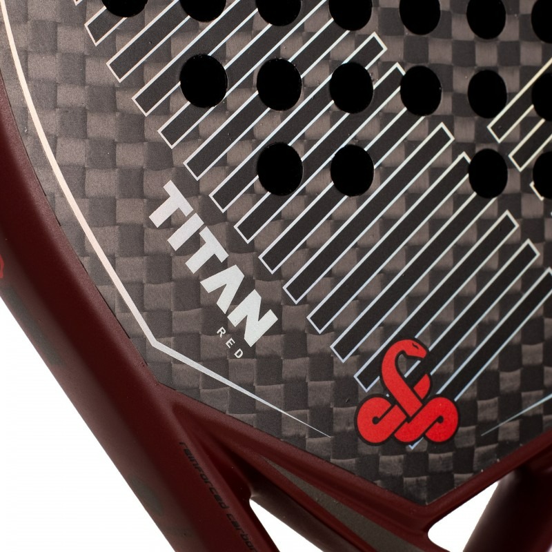 Pala Vibora Titan 12K Rojo 2026