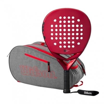 Borsa per racchette e racchette da padel Wilson Bela V2 Junior