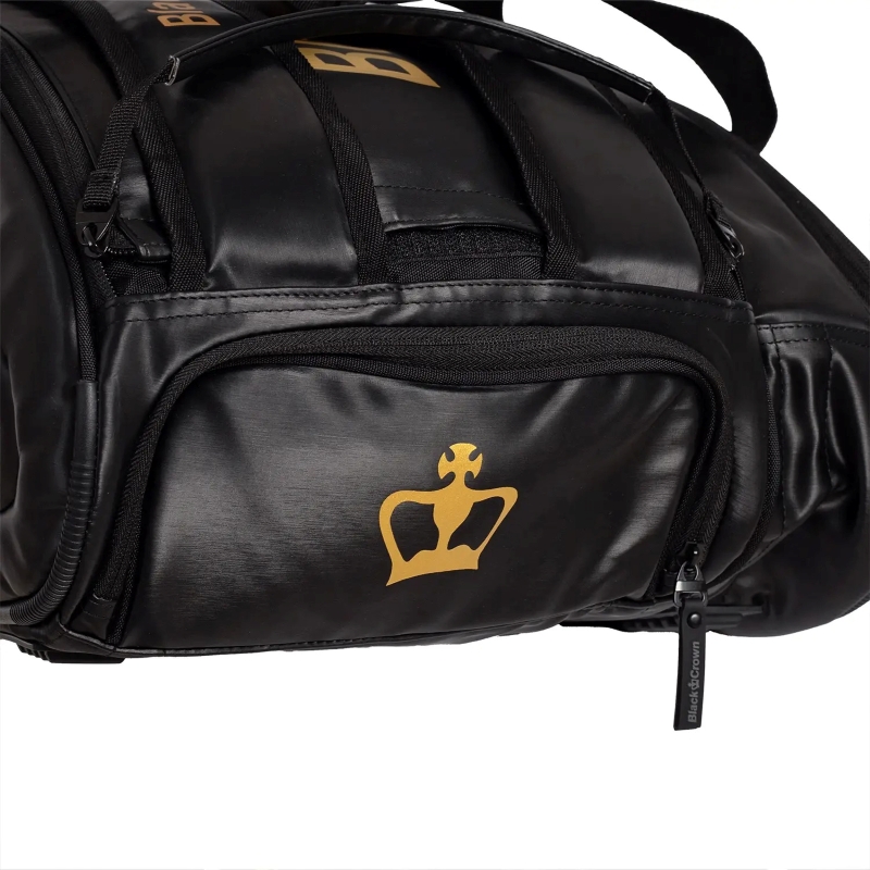 Borsa da padel Black Crown Ultimate Pro 2.0 in oro nero
