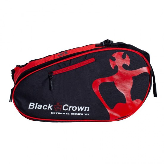 Black Crown Ultimate Series V2 Black Red Padel Bag