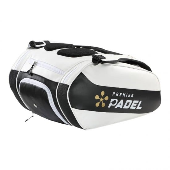 Borsa da padel Bullpadel Premier Padel Vertex BPP25001 bianca