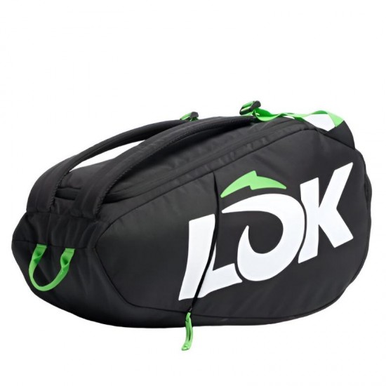 Lok One Black Dark Gray Lime Padel Bag