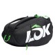 Lok One Sac de Padel Noir Gris Fonce Citron Vert