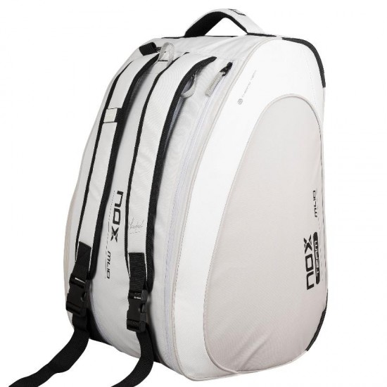 Nox ML10 Team White Gray Padel Racket Bag