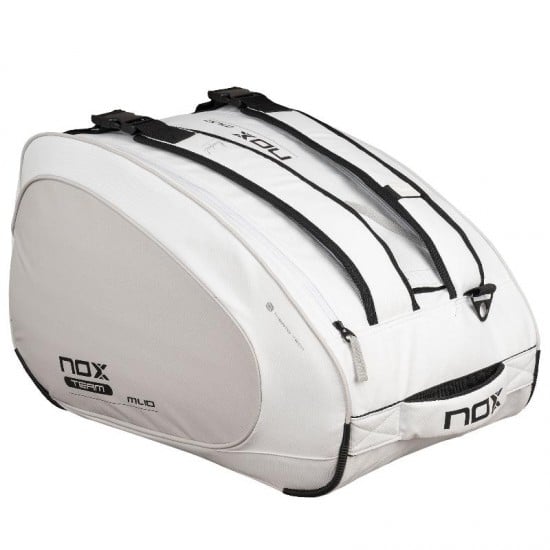 Nox ML10 Team Branco Cinza Raquete De Padel Bag