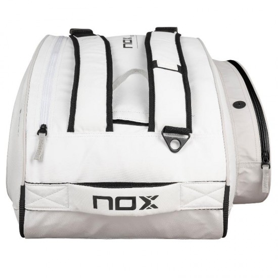 Borsa per racchette da padel Nox ML10 Team bianca grigia