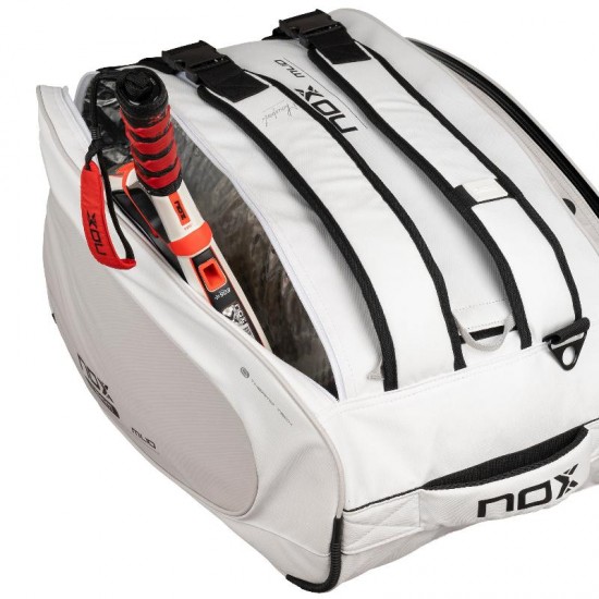 Nox ML10 Team Branco Cinza Raquete De Padel Bag