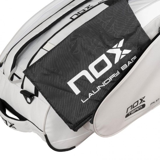 Nox ML10 Team White Gray Padel Racket Bag