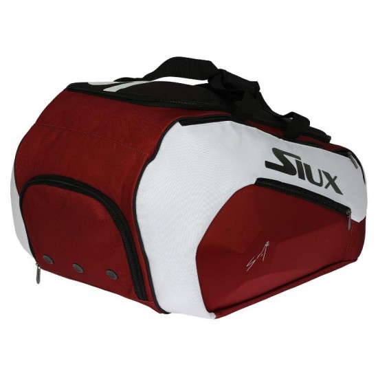 Siux Sanyo Diablo vermelho preto saco raquete de padel