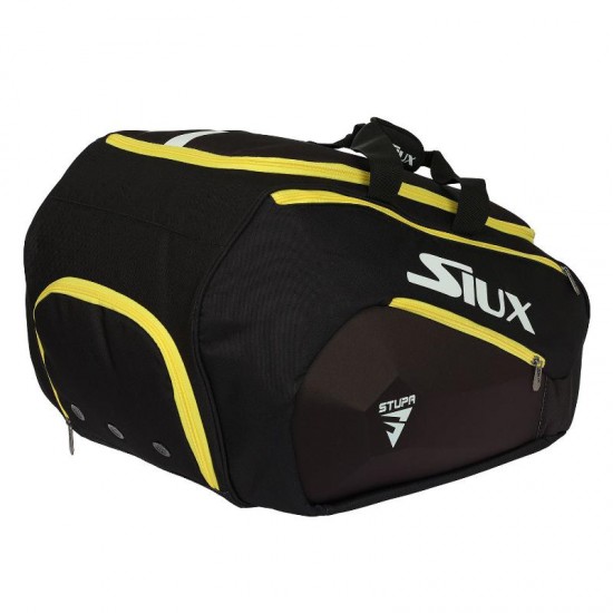 Siux Stupa Electra Preto Amarelo Padel Saco Raquete