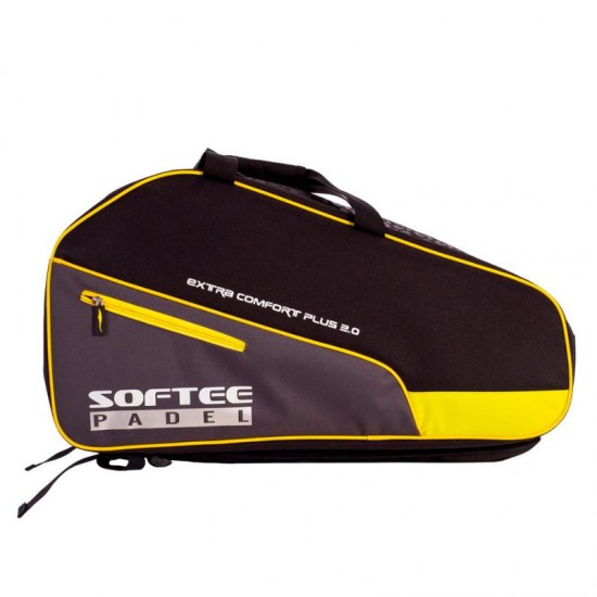 Softee Saco De Raquete De Padel Extra Comfort Plus 2.0 Amarelo