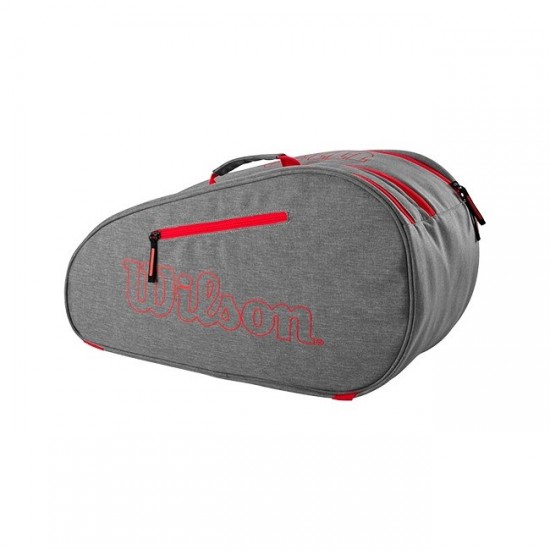 Sac de raquette Wilson Team Gris Rouge