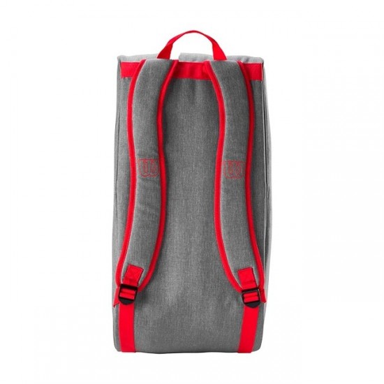 Wilson Team Racket Bag cinza vermelho