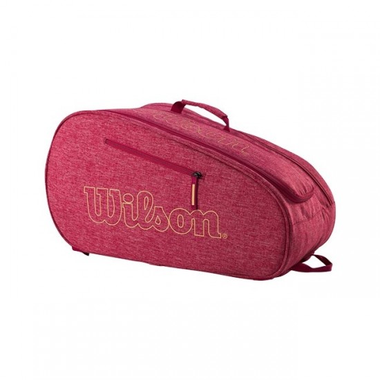 Wilson Team Racket Bag Cream Red