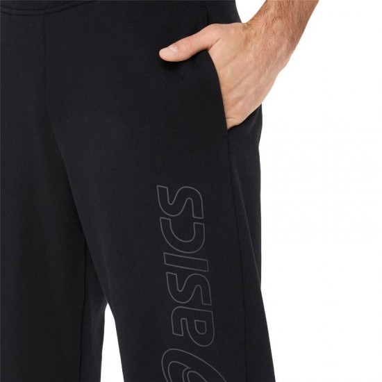 Pantalon Asics Logo Noir Gris