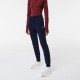 Pantaloni Lacoste blu navy da donna