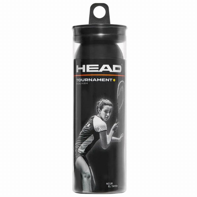 Squash Head Tournament Yellow Point Ball 3 Units