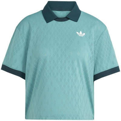 Polo Feminino Adidas Original Pro London Turquoise