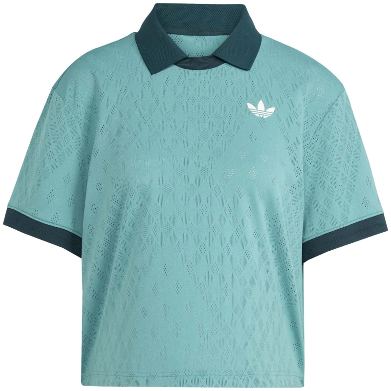 Polo Feminino Adidas Original Pro London Turquoise