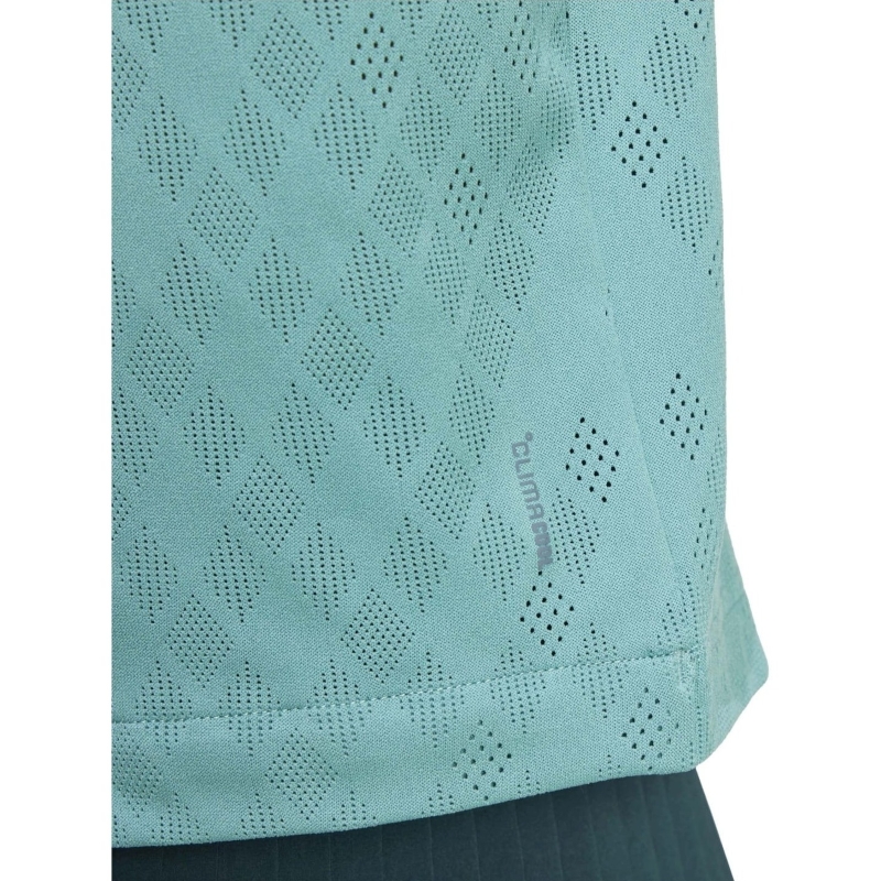 Polo Feminino Adidas Original Pro London Turquoise