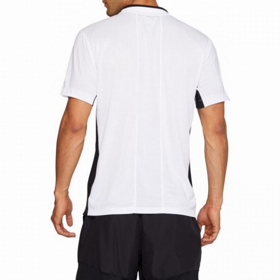 Asics Club Glossy White Polo Shirt