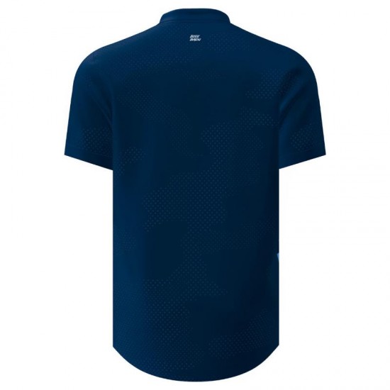 Bidi Badu New York Dark Blue Red Polo Shirt