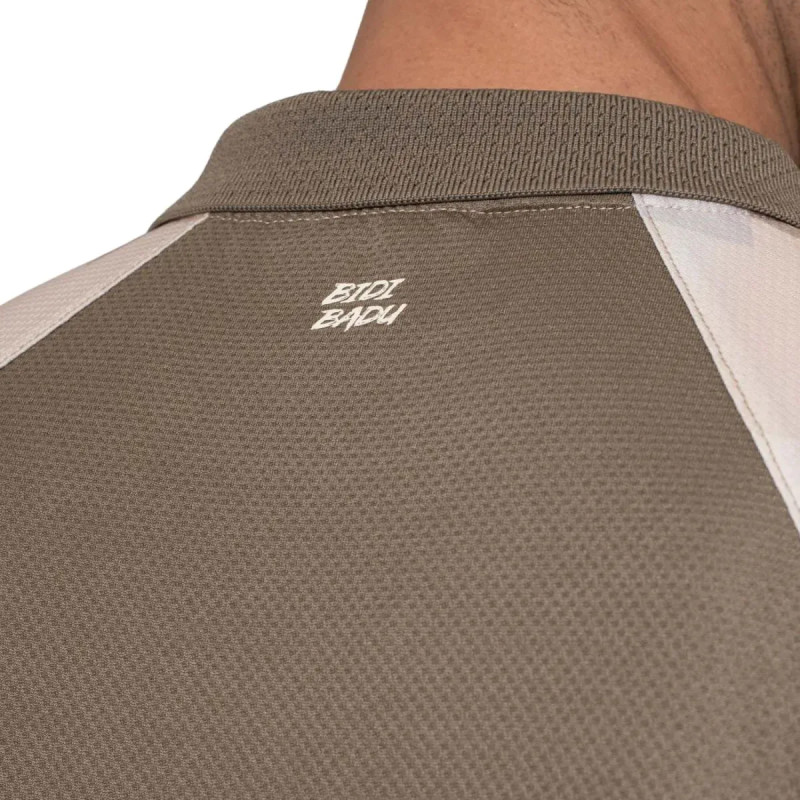 Camisa Polo Bidi Badu Paris Bege Marrom