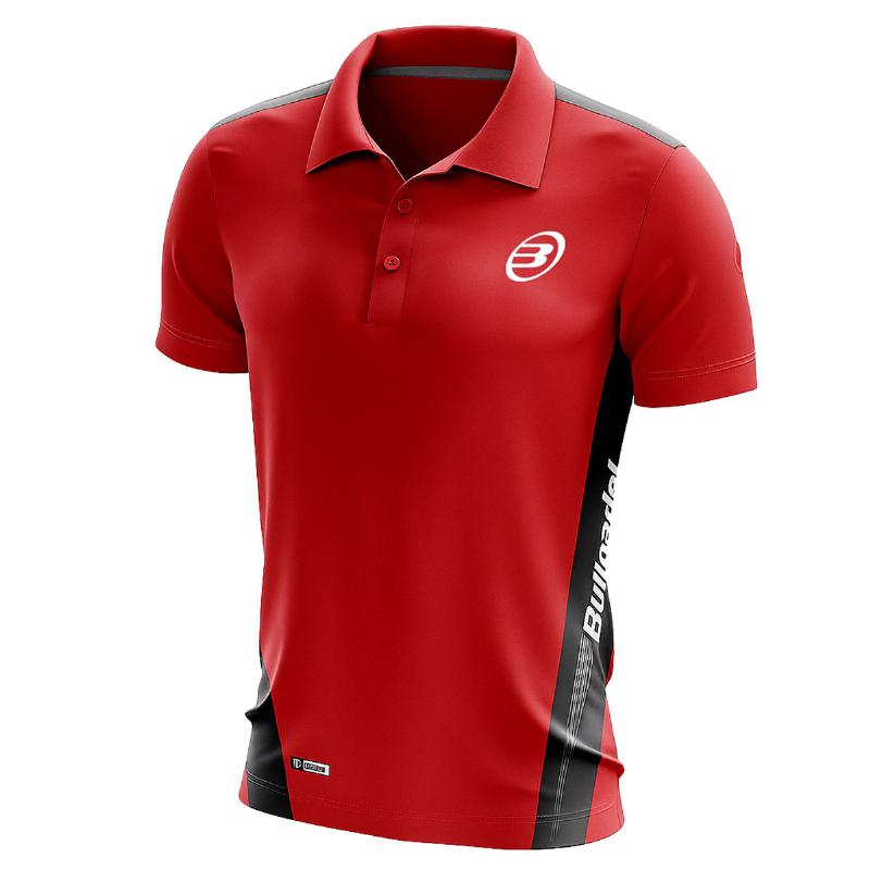 Bullpadel Bubon Red Polo Shirt